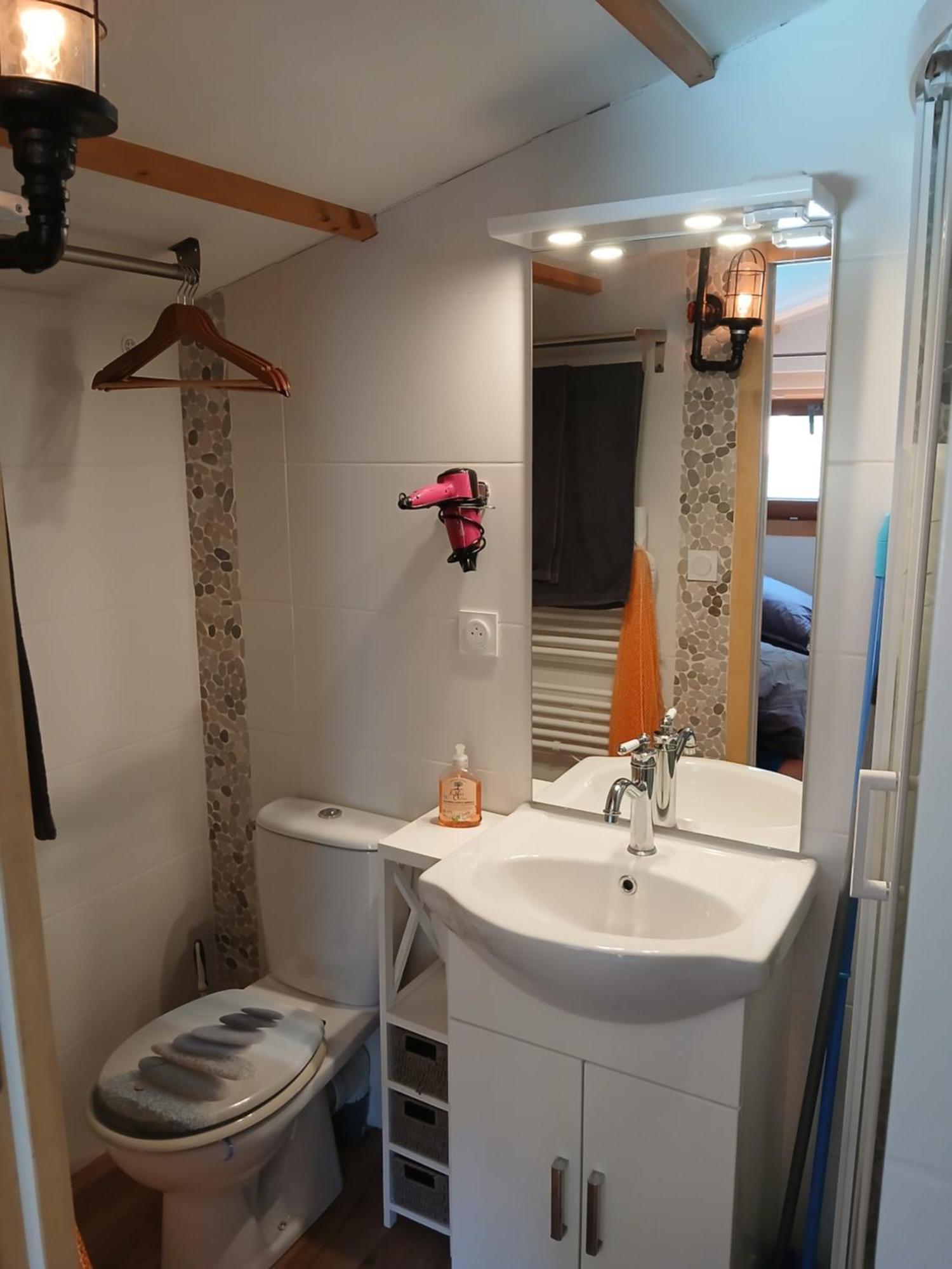 Chalet Charmant Avec Piscine Mercuer Bagian luar foto